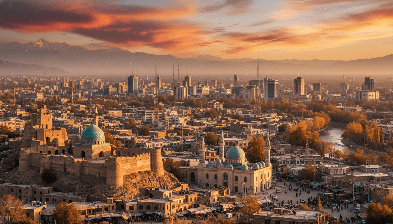 Kabul, Afghanistan skyline featured on HijrahList