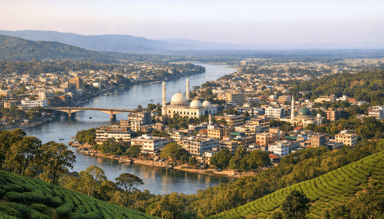Sylhet, Bangladesh skyline featured on HijrahList