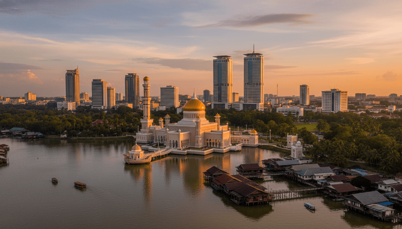 Brunei, Brunei skyline featured on HijrahList