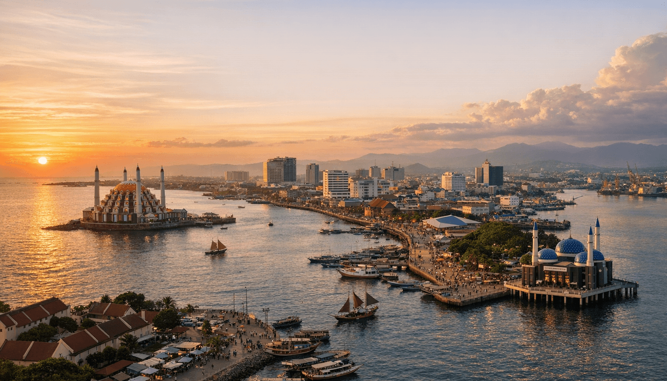 Makassar, Indonesia skyline featured on HijrahList