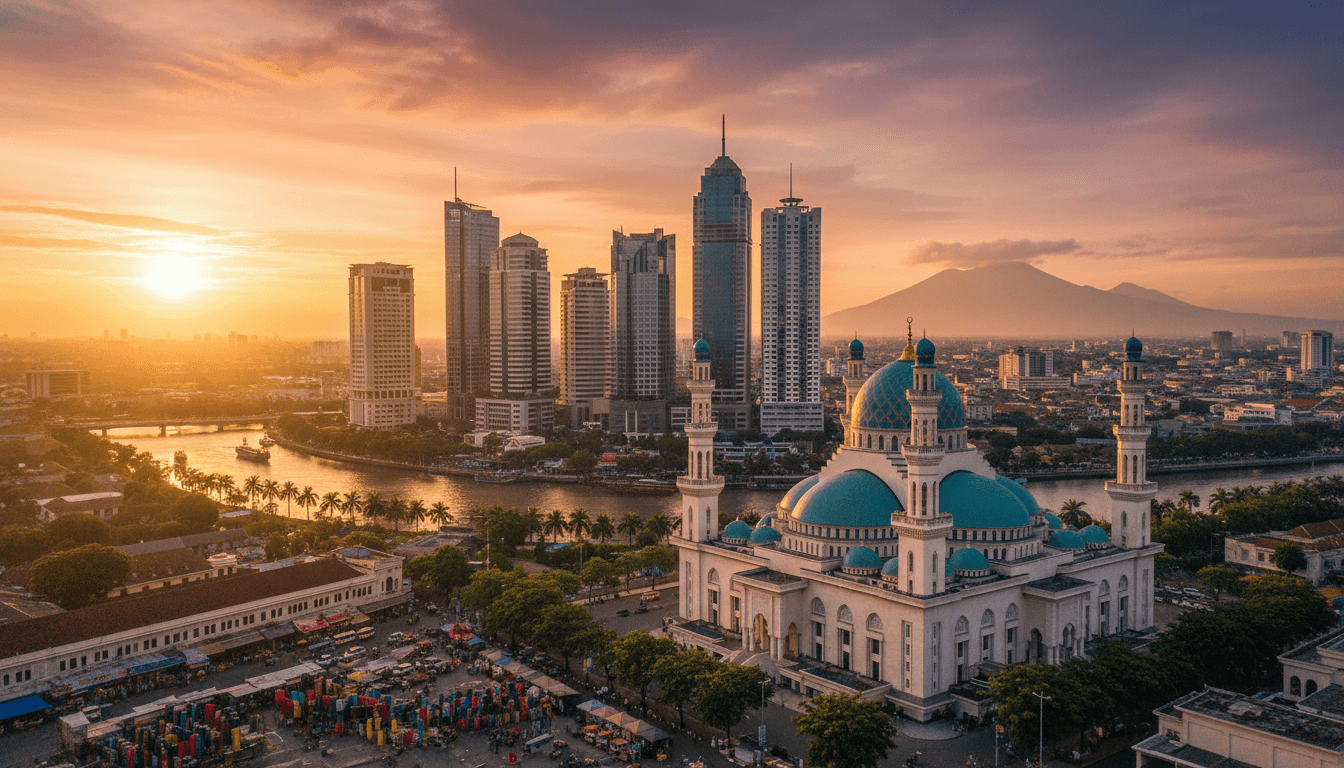 Surabaya, Indonesia skyline featured on HijrahList