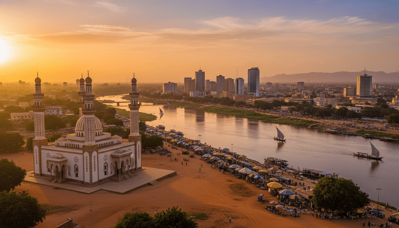 Bamako, Mali skyline featured on HijrahList