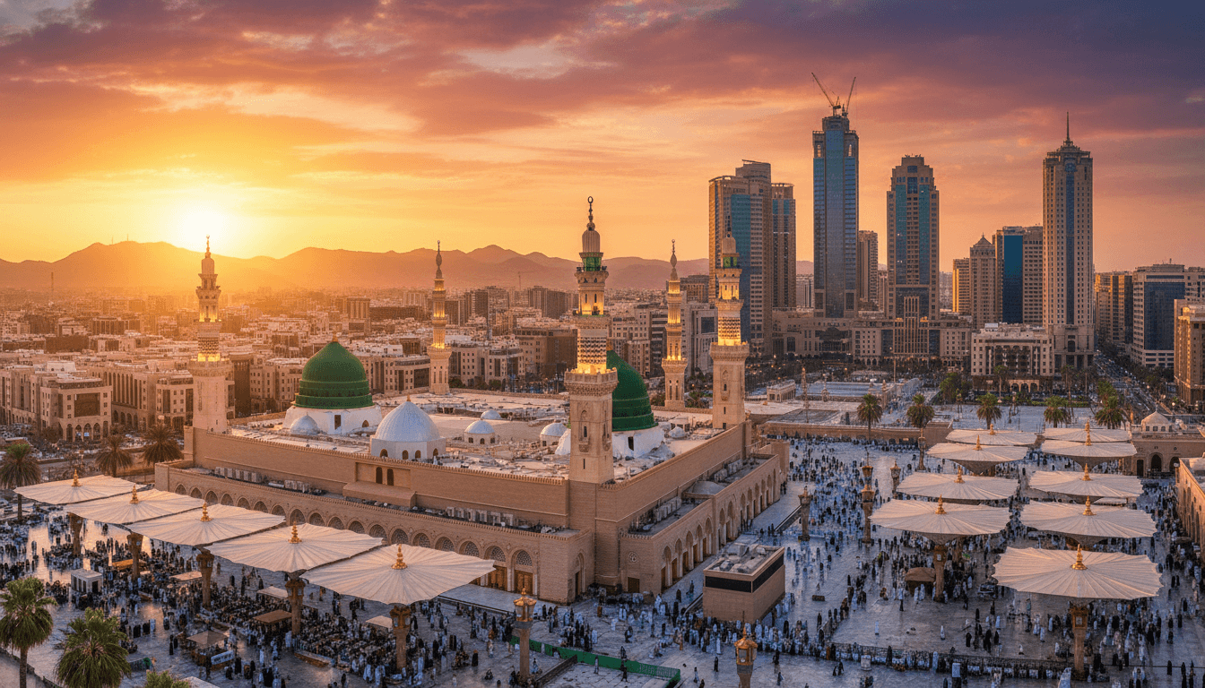 Madinah, Saudi Arabia skyline featured on HijrahList