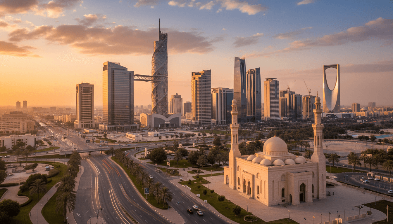 Riyadh, Saudi Arabia skyline featured on HijrahList