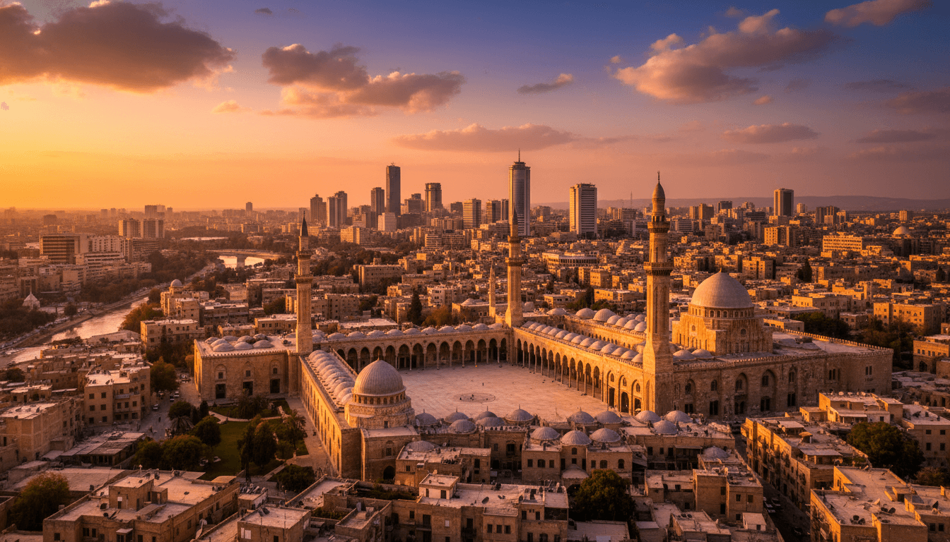 Damascus, Syria skyline featured on HijrahList