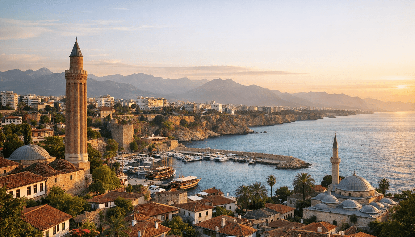 Antalya, Turkey skyline featured on HijrahList