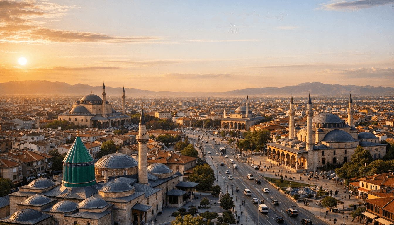 Konya, Turkey skyline featured on HijrahList