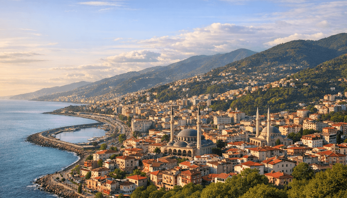 Trabzon, Turkey skyline featured on HijrahList