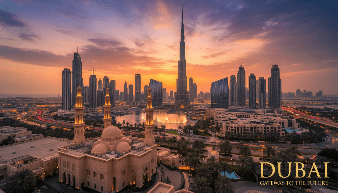 Dubai, UAE skyline featured on HijrahList